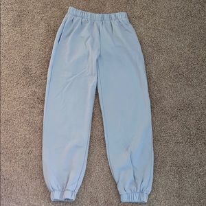 Brandy Melville Blue Rosa Sweatpants